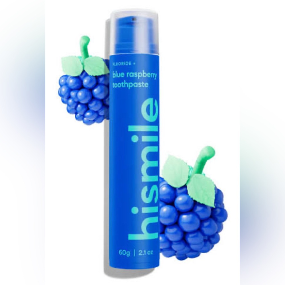 Hismile Blue Raspberry Toothpaste -Viral on TikTok-Vegan,Gluten-Free NWT